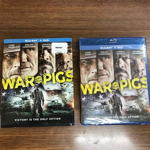War Pigs Blu ray DVD Dolph Lundgren Mickey Rourke Luke Goss Chuck Liddell - Picture 1 of 3